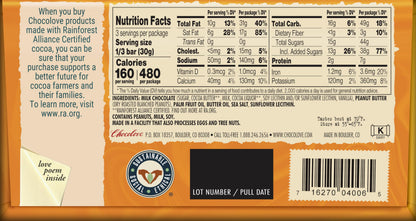 Chocolove Barra de Chocolate con Leche y Crema de Cacahuate Salada 90 g