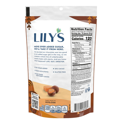 Lily's Caramelos Cubiertos de Chocolate con Leche Sin Azúcar Añadida 99 g