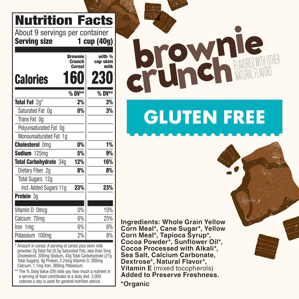 Cascadian Farm Cereal Orgánico Brownie Crunch 352 g