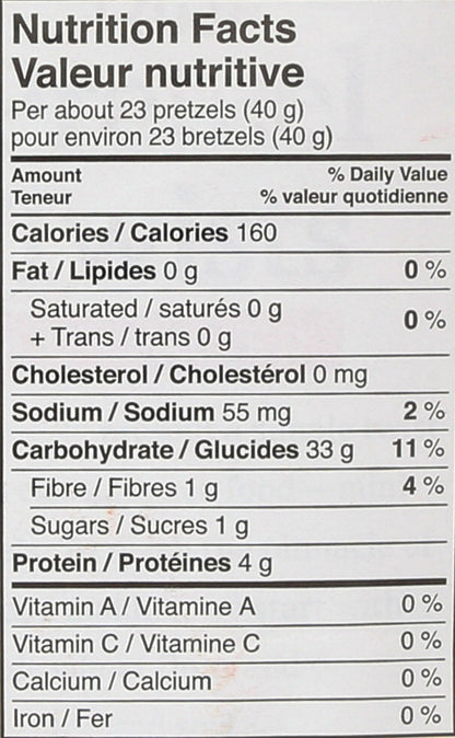 365 Mini Pretzels Torcidos Orgánicos Sin Sal 227 g
