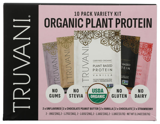 Truvani Proteina Vegetal Organica Surtida 10 Sobres