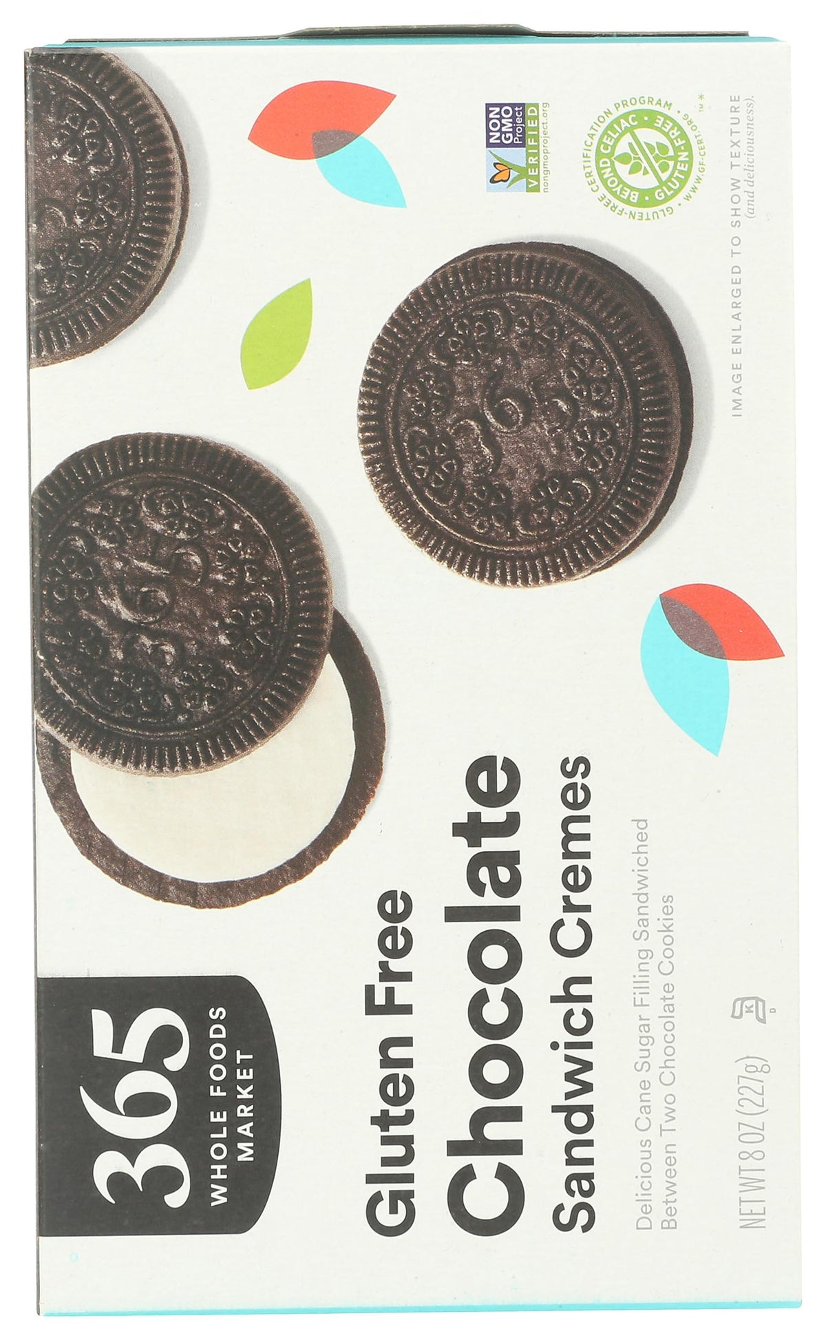 365 Galletas Sándwich de Chocolate Rellenas de Crema 227 g