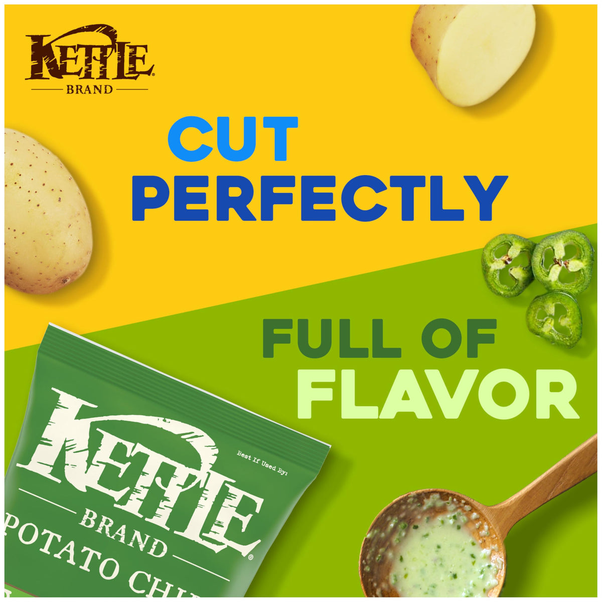 Kettle Brand Papas Fritas Sabor Jalapeño 213 g