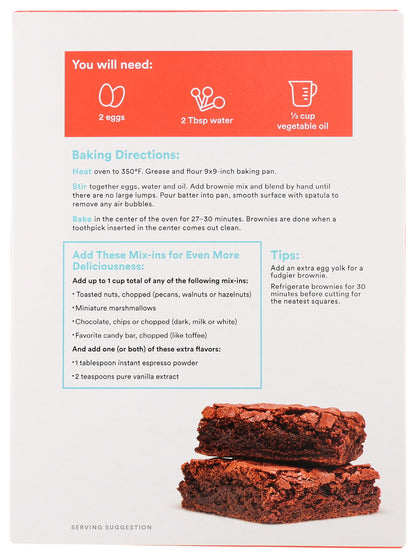365 Harina para Brownie de Chocolate Fudge 425 g