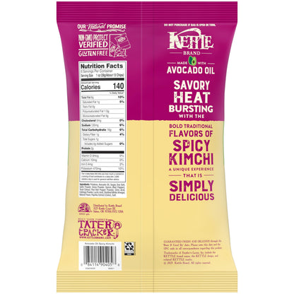 Kettle Brand Papas Fritas Sabor Kimchi Picante 170 g
