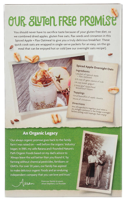 Nature's Path Avena Orgánica con Manzana y Especias 320 g