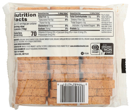 365 Mini Tostadas de Trigo Orgánicas 79 g