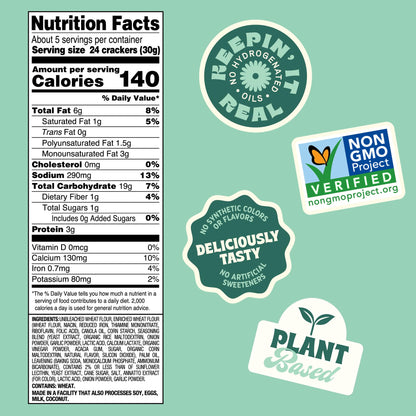 Back to Nature Galletas Sabor Queso 142 g