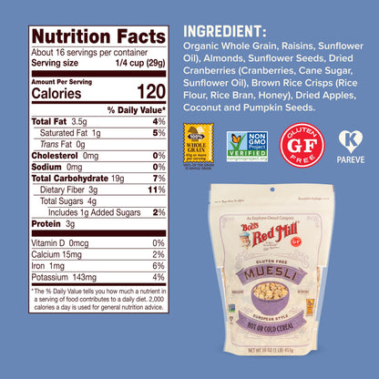 Bob's Red Mill Muesli Estilo Suizo 454 g