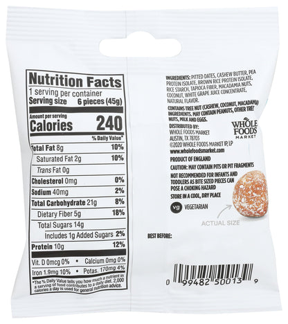 365 Bocaditos de Proteína Coco y Macadamia 45 g