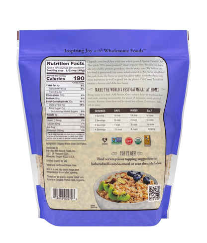 Bob's Red Mill Avena Orgánica con Proteína 907 g