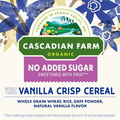 Cascadian Farm Cereal Orgánico Vanilla Crisp 340 g