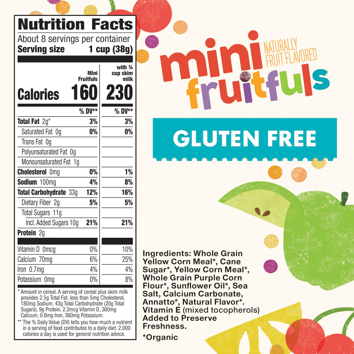 Cascadian Farm Cereal Orgánico Mini Fruitfuls 315 g