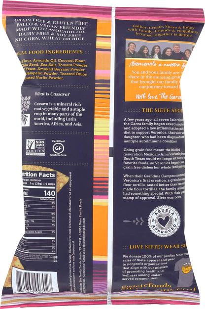Siete Totopos Sin Granos Sabor Nacho 142 g