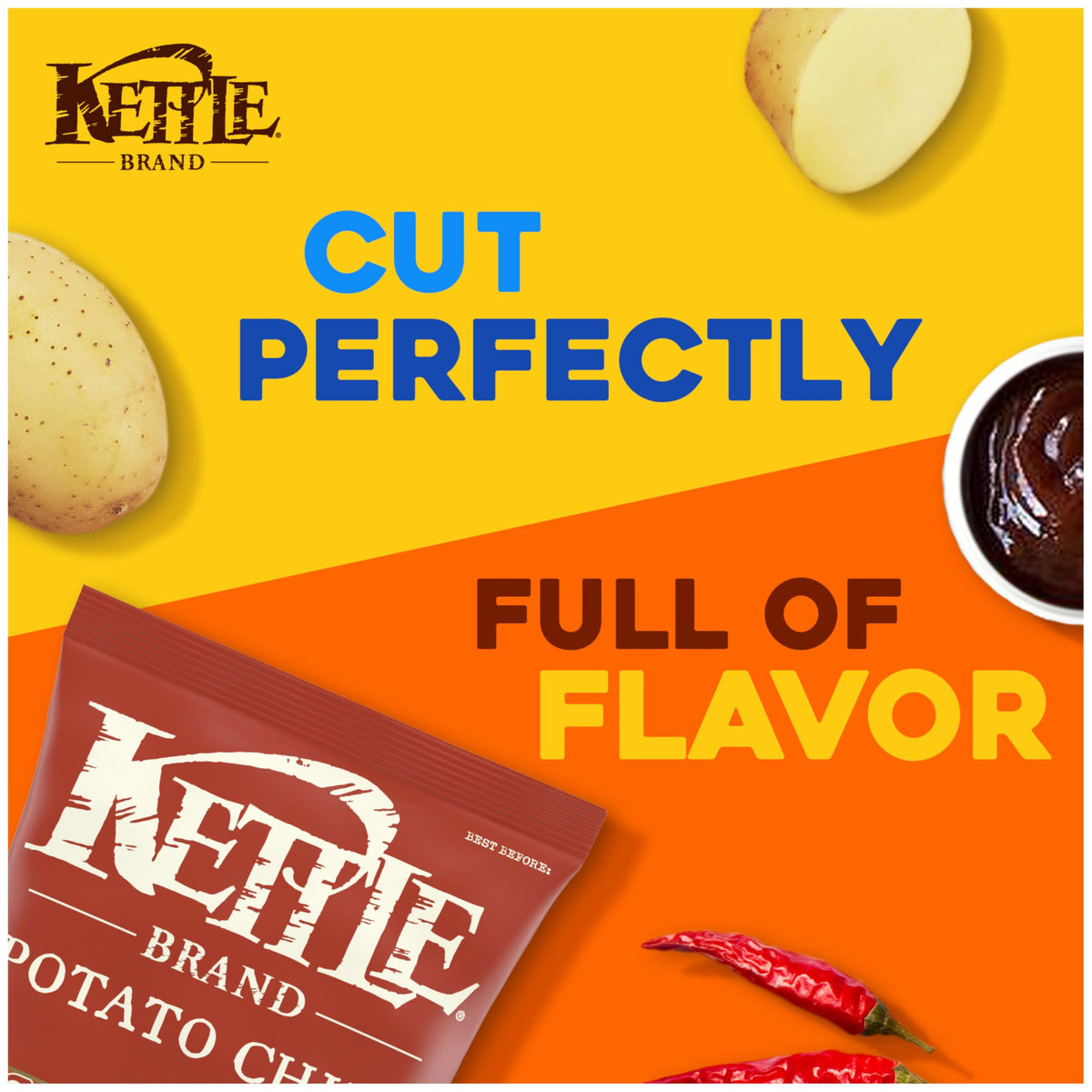 Kettle Brand Papas Fritas Sabor Barbecue 213 g