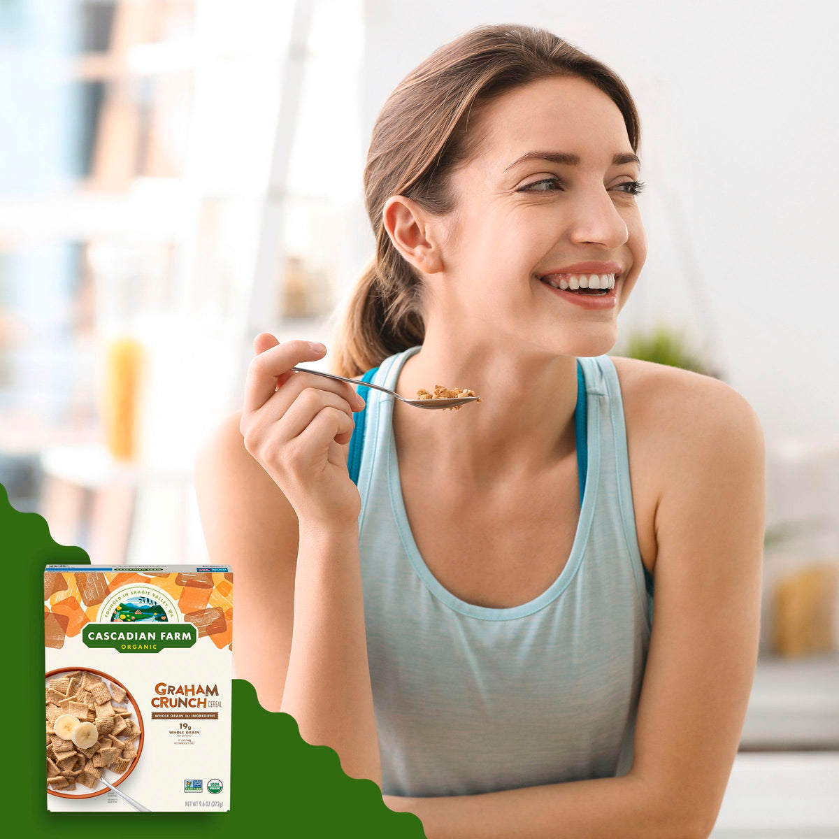 Cascadian Farm Cereal Orgánico Graham Crunch 272 g