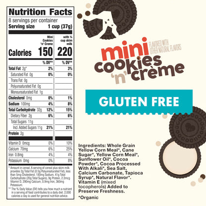 Cascadian Farm Cereal Orgánico Mini Cookies N' Creme 303 g