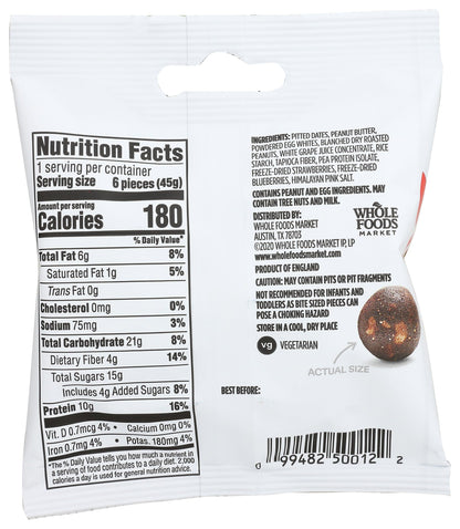 365 Bocaditos de Proteína Crema de Cacahuate y Mermelada 45 g