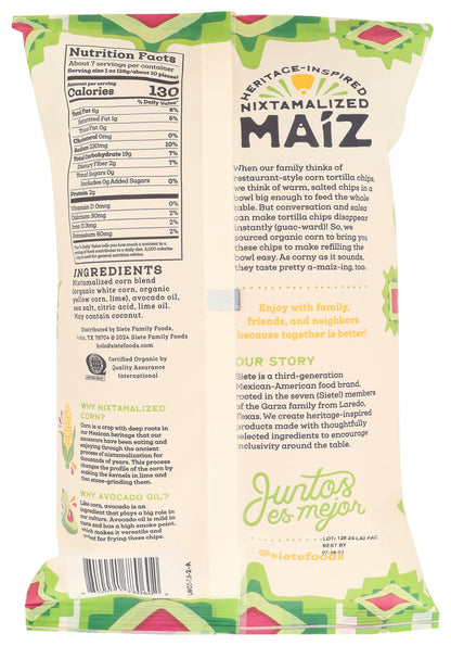 Siete Totopos de Maíz Sabor Limón 213 g