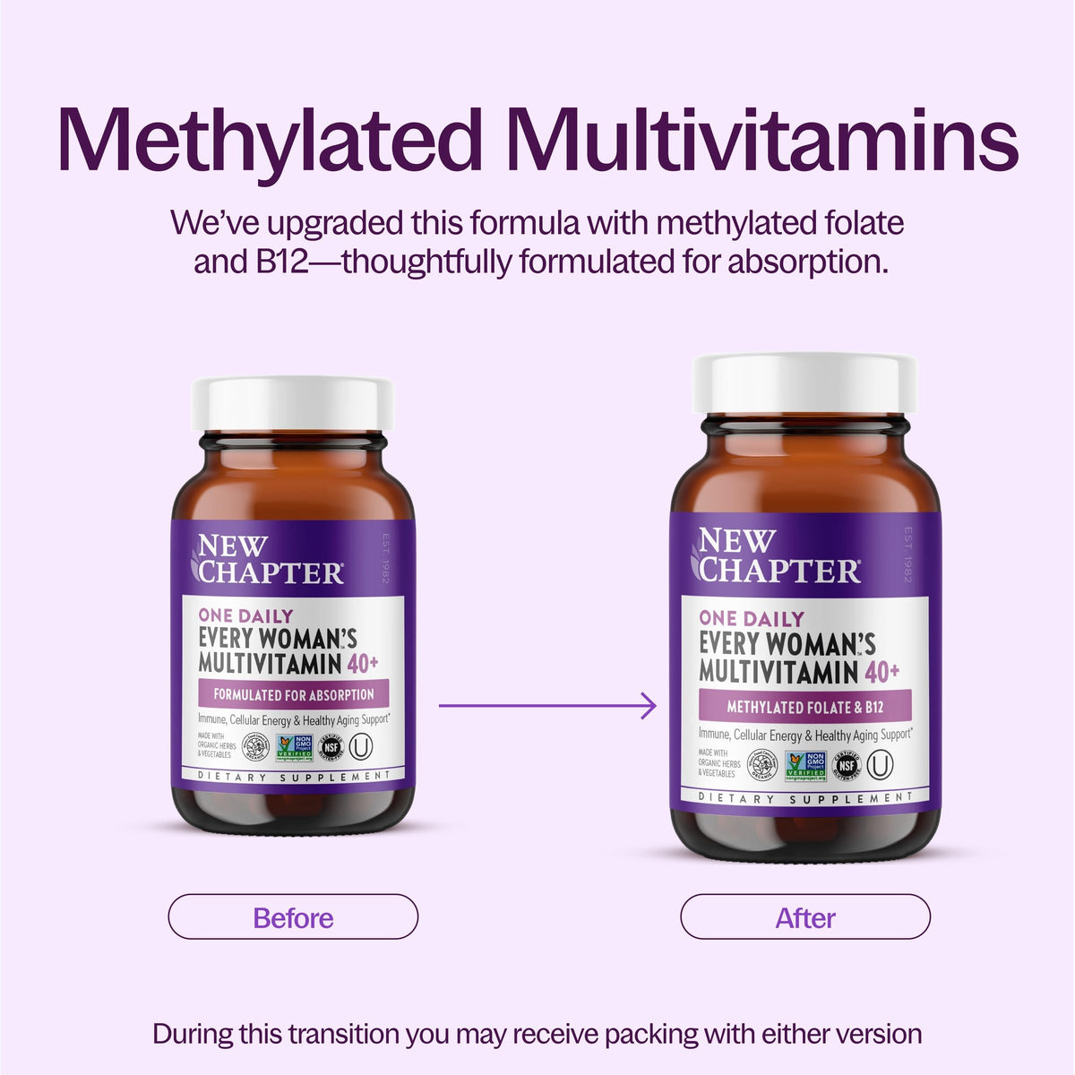 New Chapter Multivitamínico Every Woman One Daily 40+ 48 Tabletas