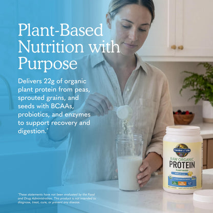 Garden of Life Proteína Raw Orgánica en Polvo Sabor Vainilla 660 g