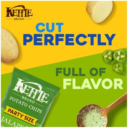 Kettle Brand Papas Fritas Jalapeño Picante Tamaño Familiar 369 g