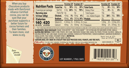 Chocolove Barra de Chocolate con Leche y Pretzel 82 g