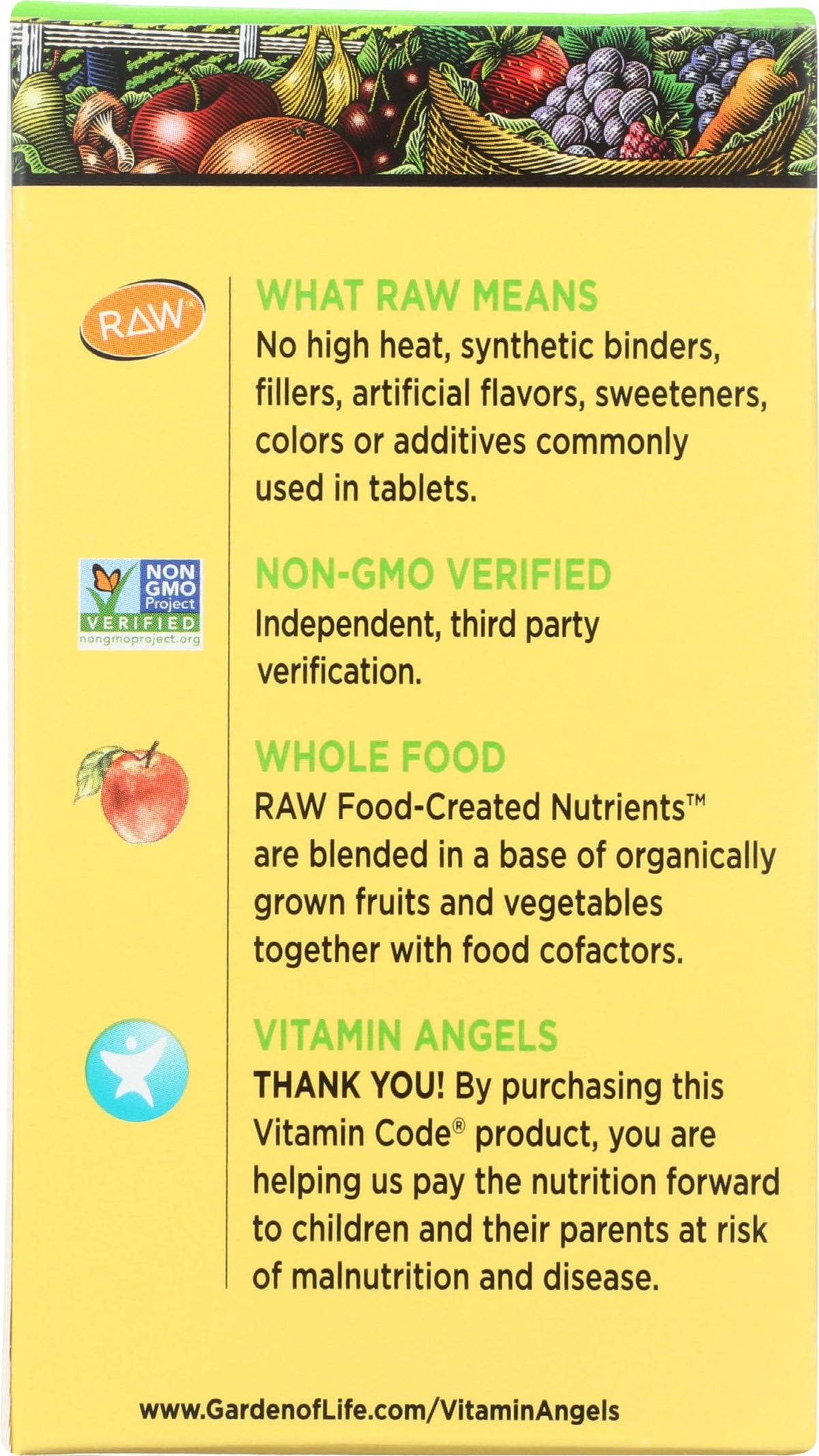 Garden of Life Vitamin Code Raw Complejo B 60 Cápsulas Vegetarianas
