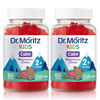Dr Moritz Magnesio Infantil Sin Azúcar 2 Frascos 60 C/u