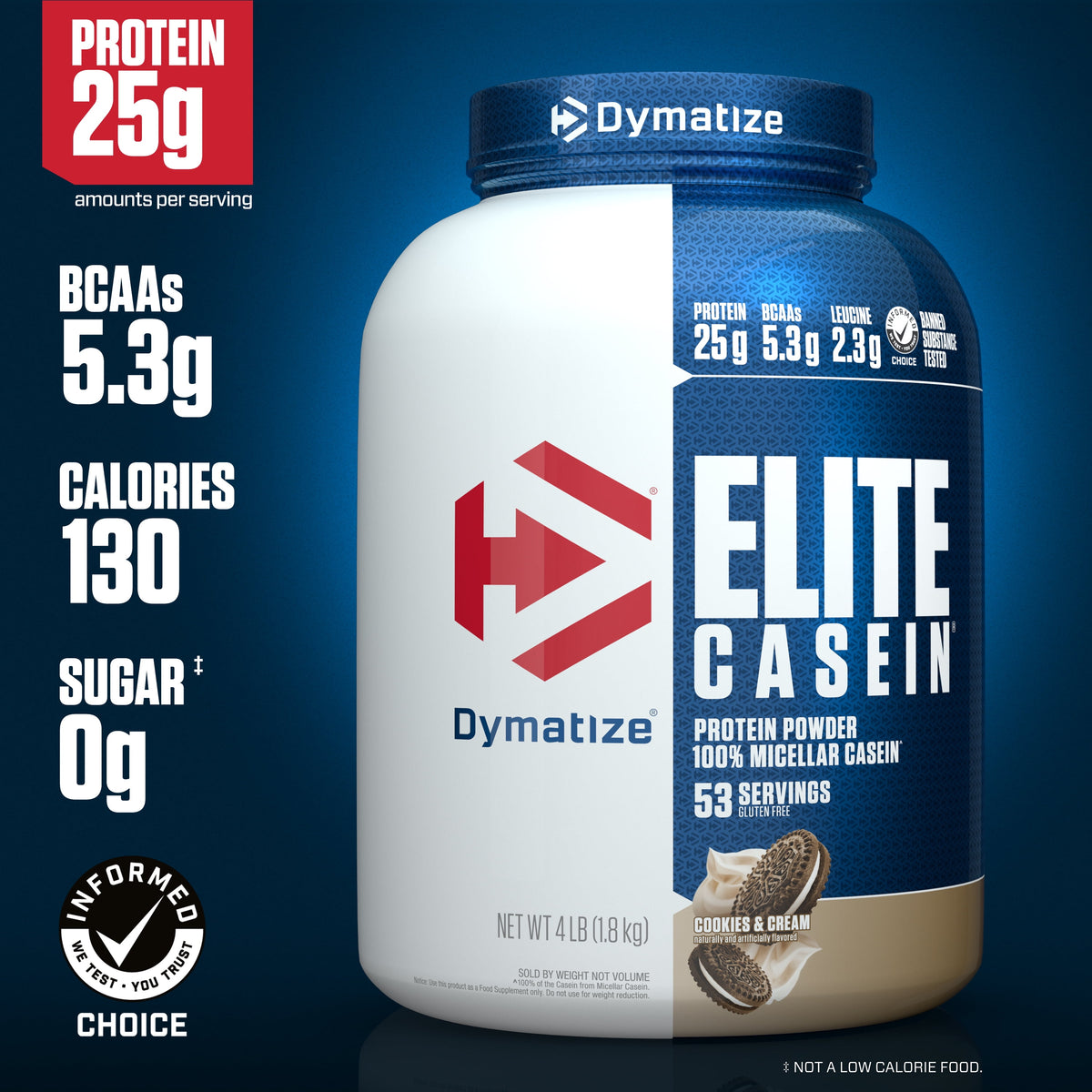 Dymatize Elite Caseína Micelar Cookies And Cream 1.8 Kg