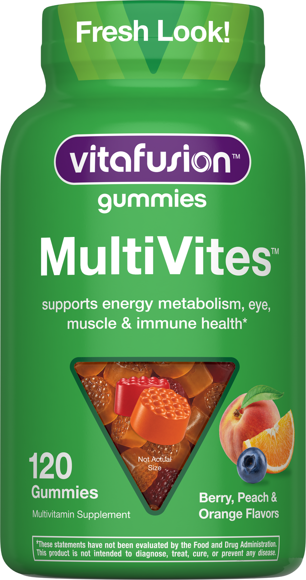 Vitafusion MultiVites multivitamínico adultos 120 ct