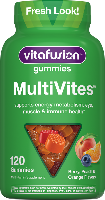 Vitafusion MultiVites multivitamínico adultos 120 ct