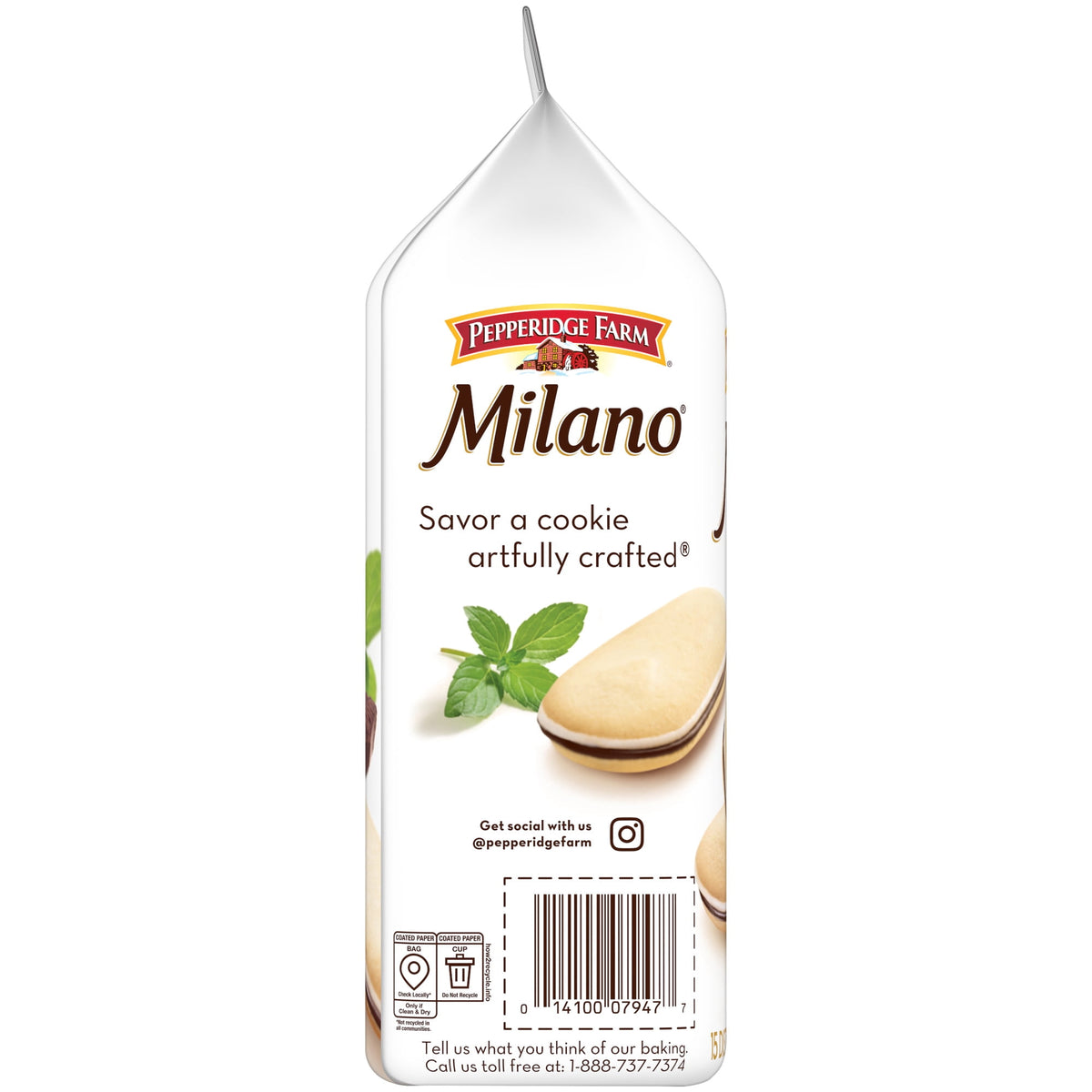 Regalo Pepperidge Milano Menta 198g X2