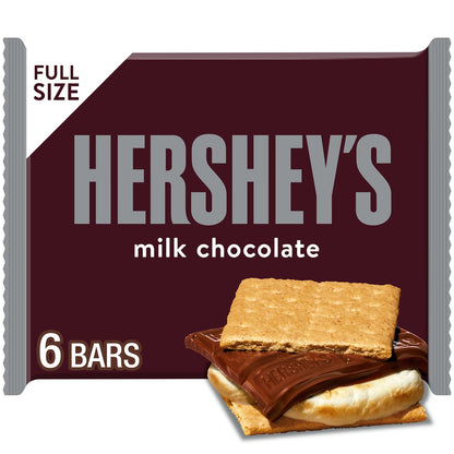 Hershey's Barra de Chocolate con Leche 6 Piezas