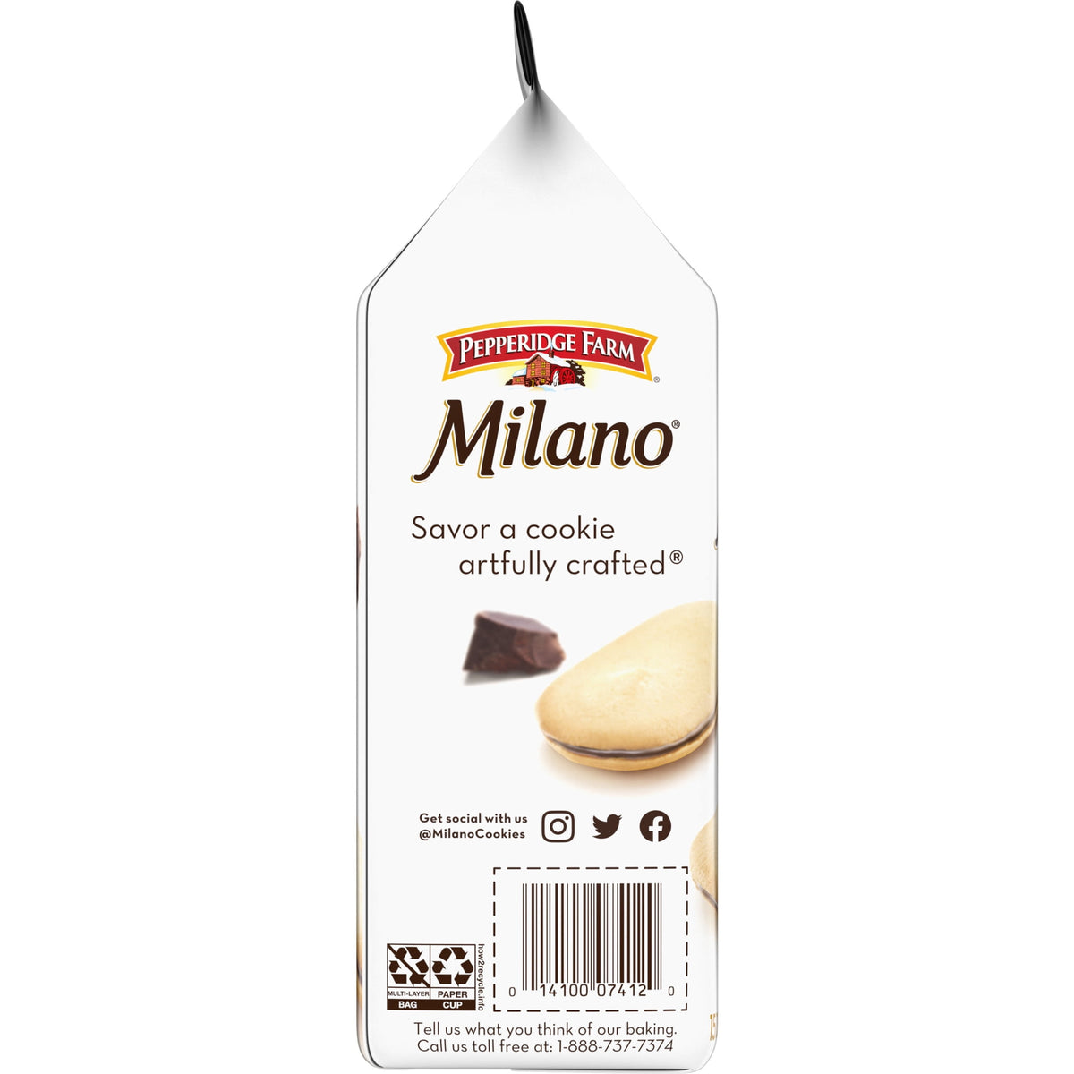 Regalo Pepperidge Milano Choc Oscuro 170g X2