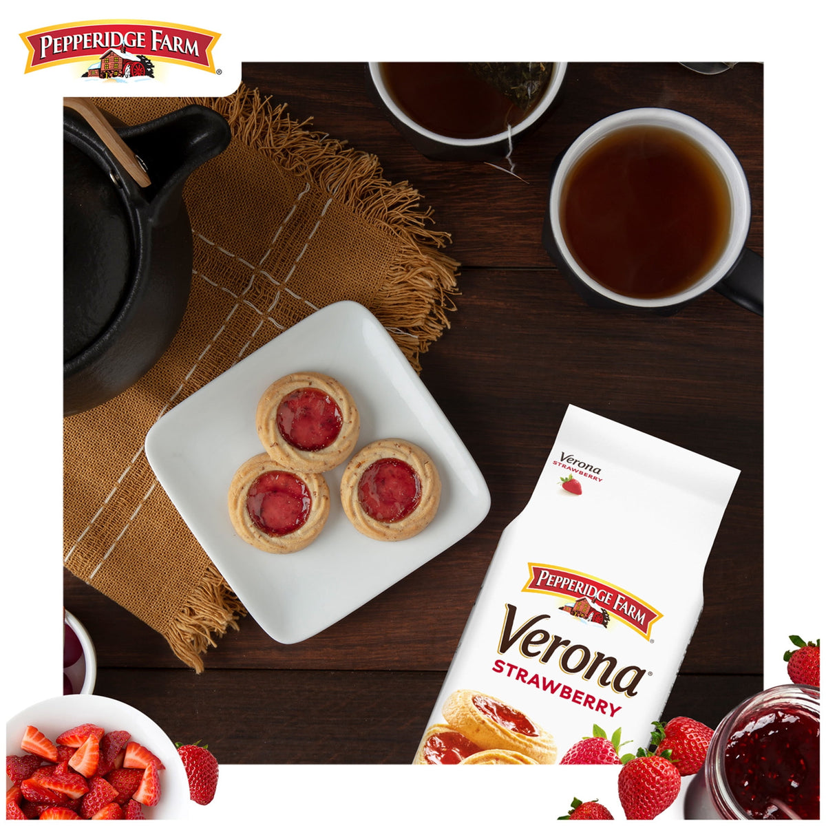Regalo Pepperidge Verona Fresa 191g X2
