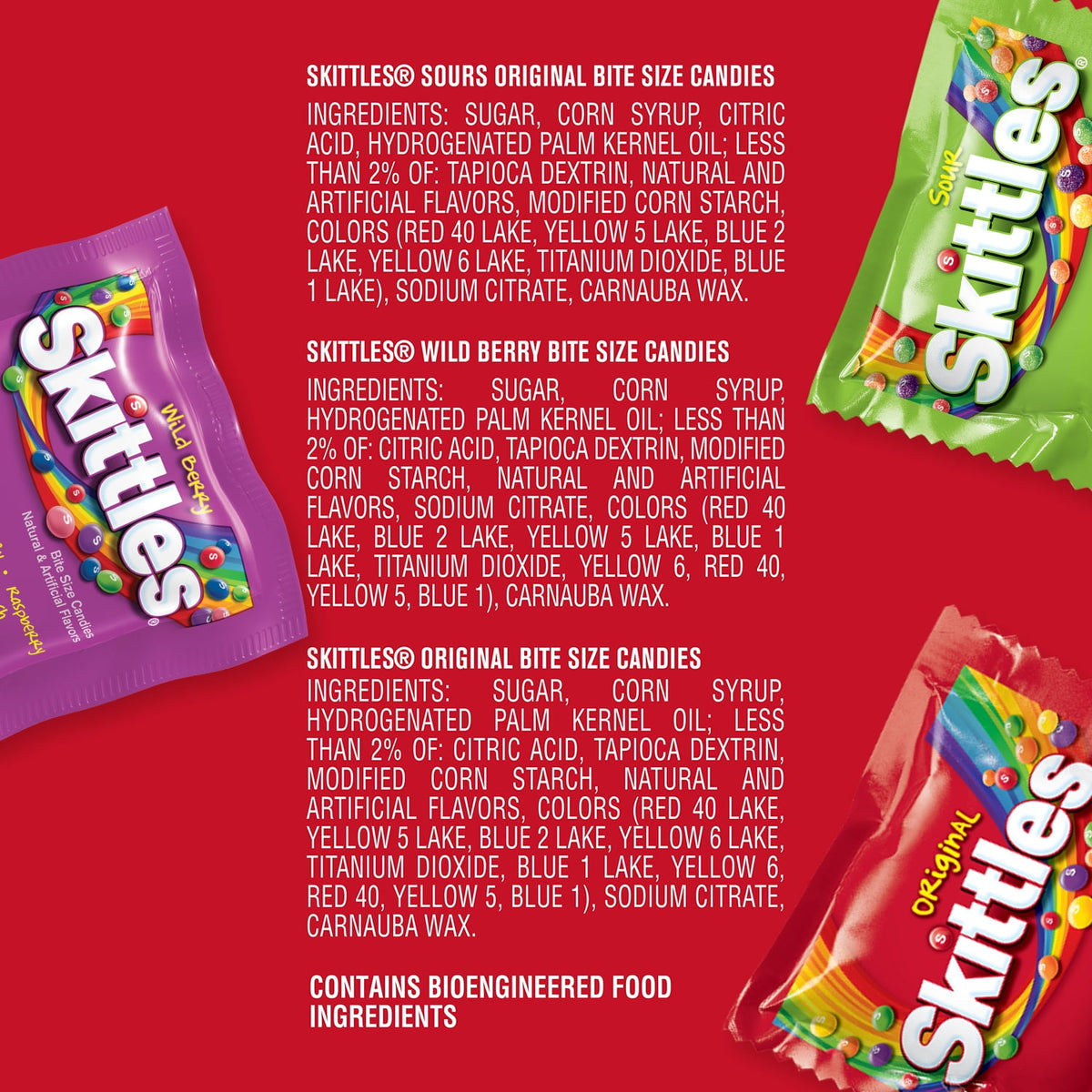 Regalo SKITTLES Dulces Frutos Rojos 750g X2
