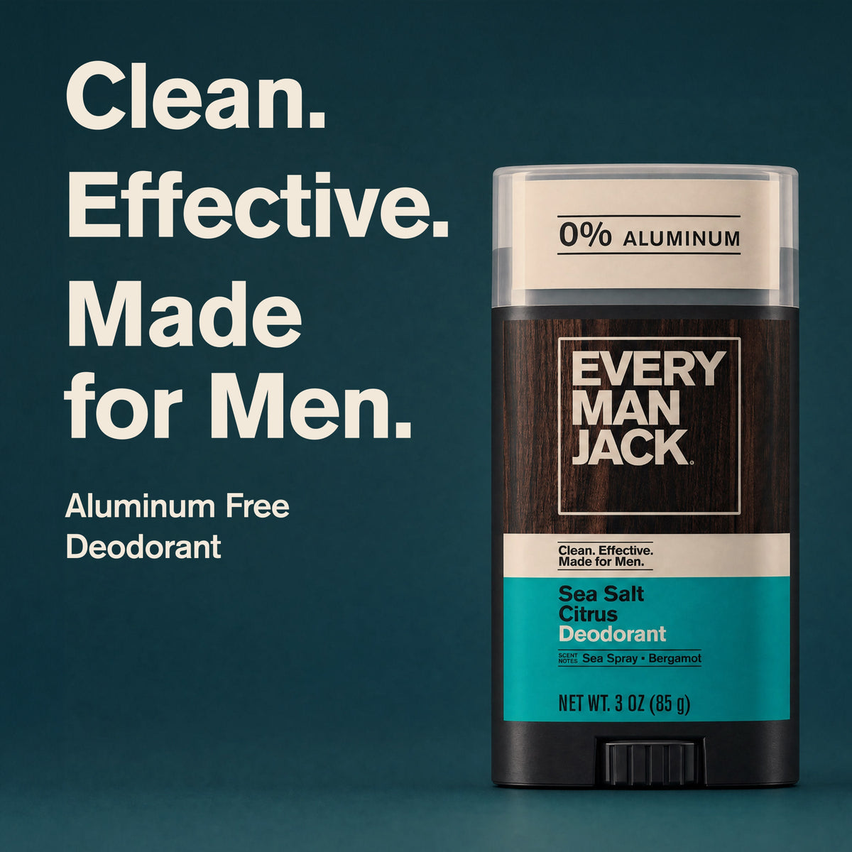 Regalo Desodorante Every Man Jack Sin Alum Sea Salt + Citrus