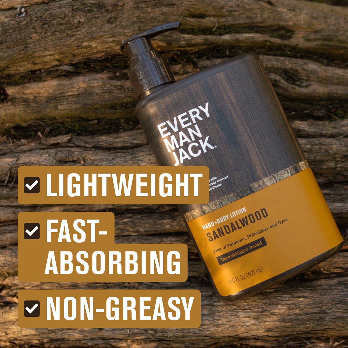 Regalo Crema Corporal Every Man Jack Manos Y Cuer Sandalwood
