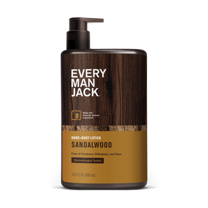 Regalo Crema Corporal Every Man Jack Manos Y Cuer Sandalwood