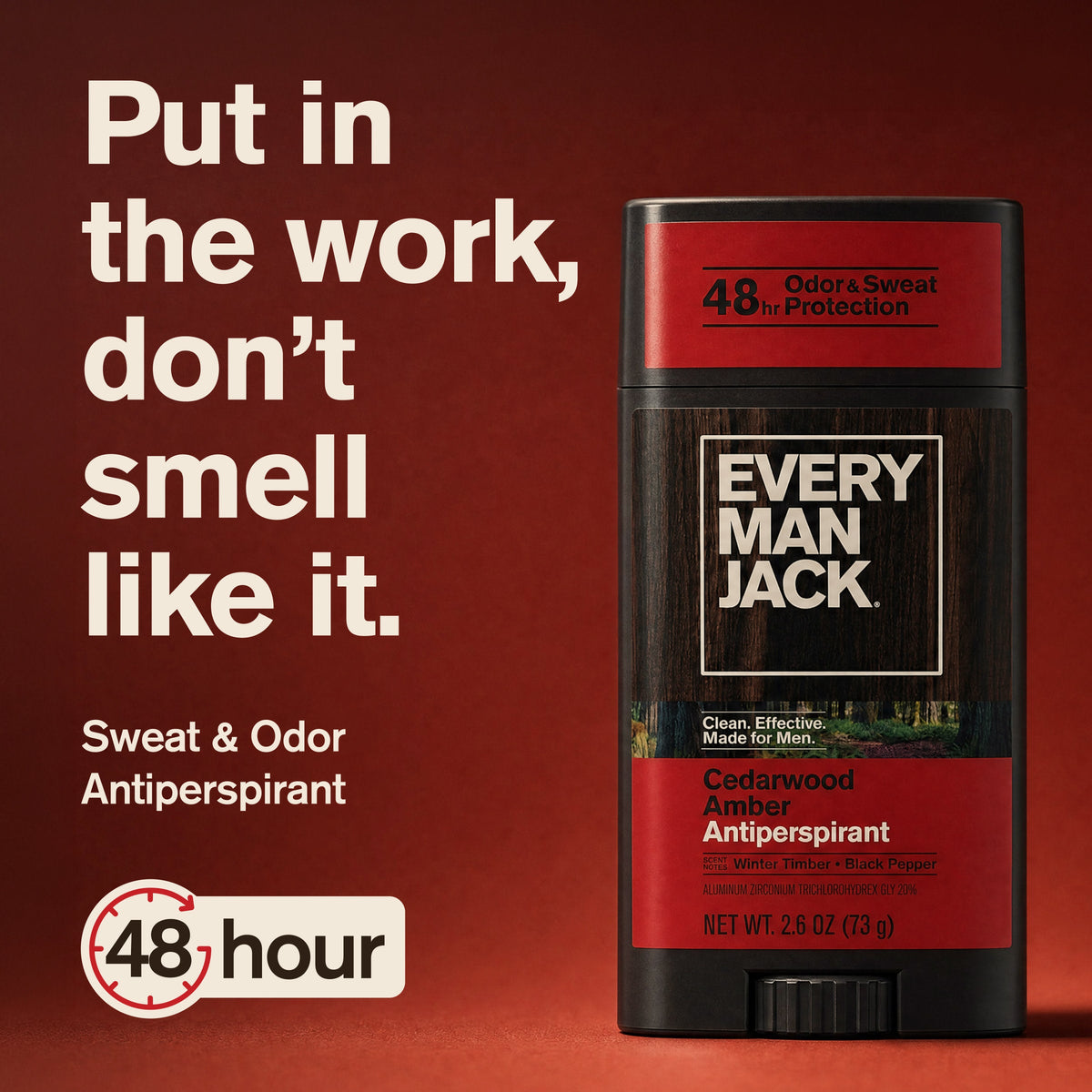 Regalo Desodorante Every Man Jack Antitransp Cedarwood Amber