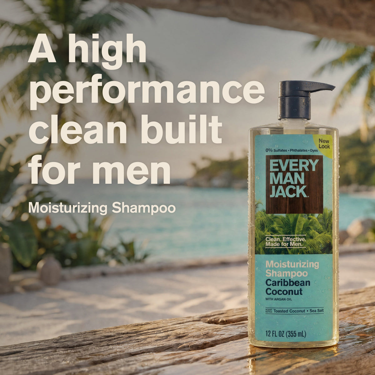 Regalo Shampoo Every Man Jack Shamp Caribbean Coconut / 12oz