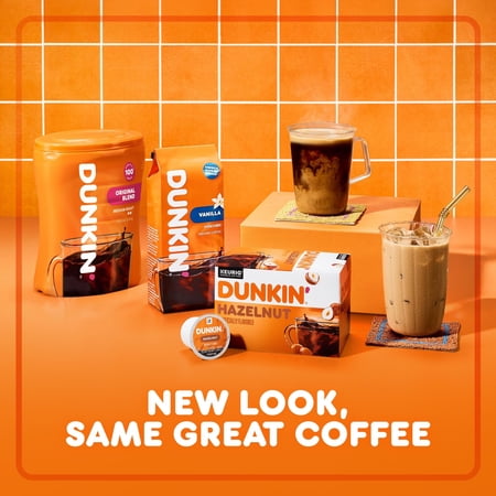 Dunkin’ Original Blend Medium Roast Ground Coffee, 18 oz Bag