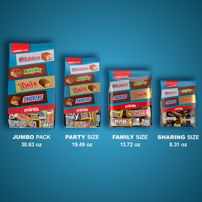 Snickers Twix Y Más Minis Chocolates Surtidos 868 g