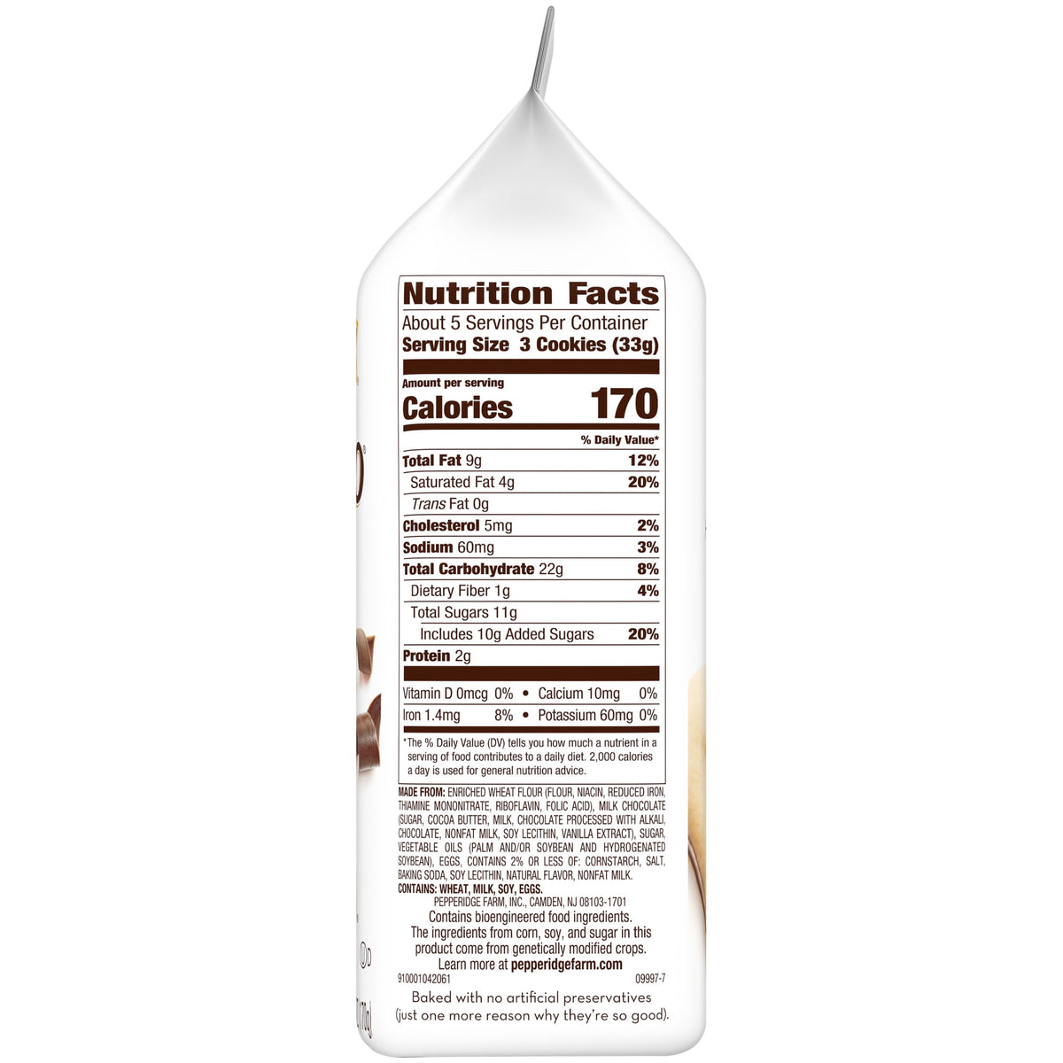 Regalo Pepperidge Milano Choc Leche 170g X2