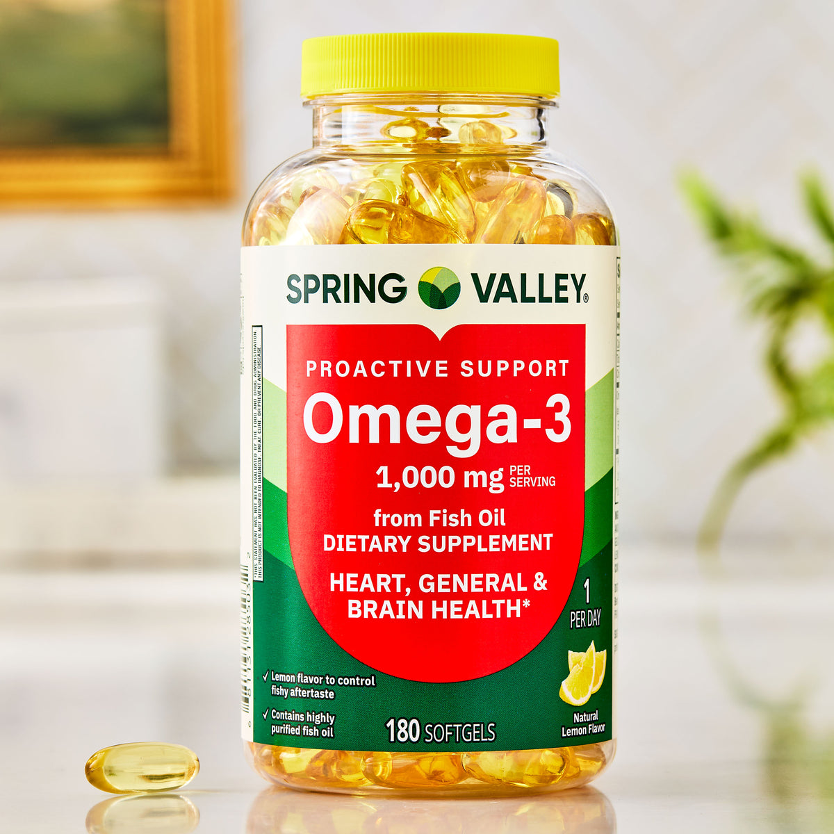 Spring Valley Proactive omega 3 1000 mg 180 cápsulas