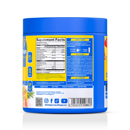 AN Supps Essential Pre Entreno Piña Fresa Sin Azúcar