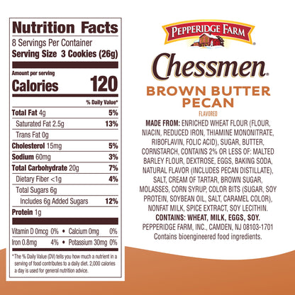 Regalo Pepperidge Chessmen Nuez 206g X2