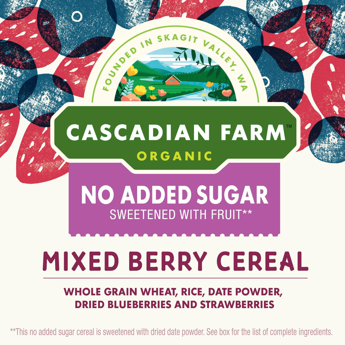 Cascadian Farm Cereal Orgánico de Frutos Rojos 354 g