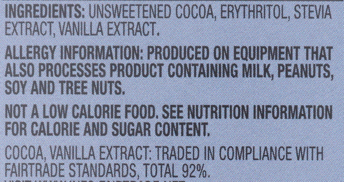 Lily's Chocolate Amargo Endulzado con Stevia 79 g